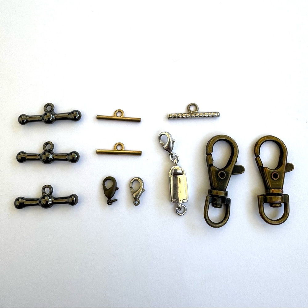Jewelry Clasps. 11 Variety Pieces.